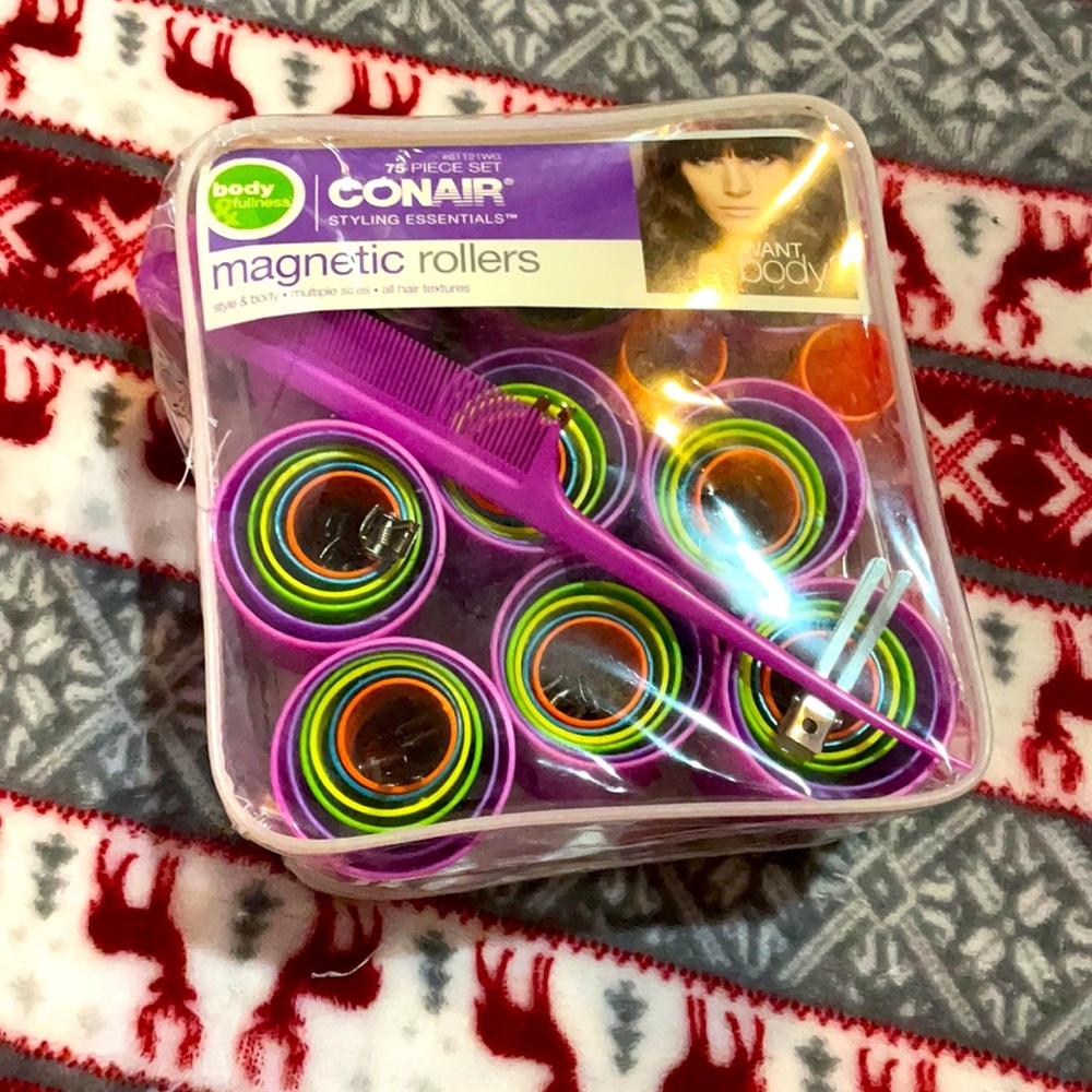 75 piece set magnetic rollers